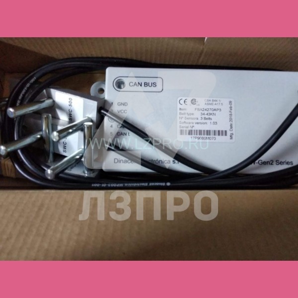 Устройство грузовзвеш. Otis GEN2 (3 ремн., 34-43kN) Dinacell Electronica FBA24270AP3