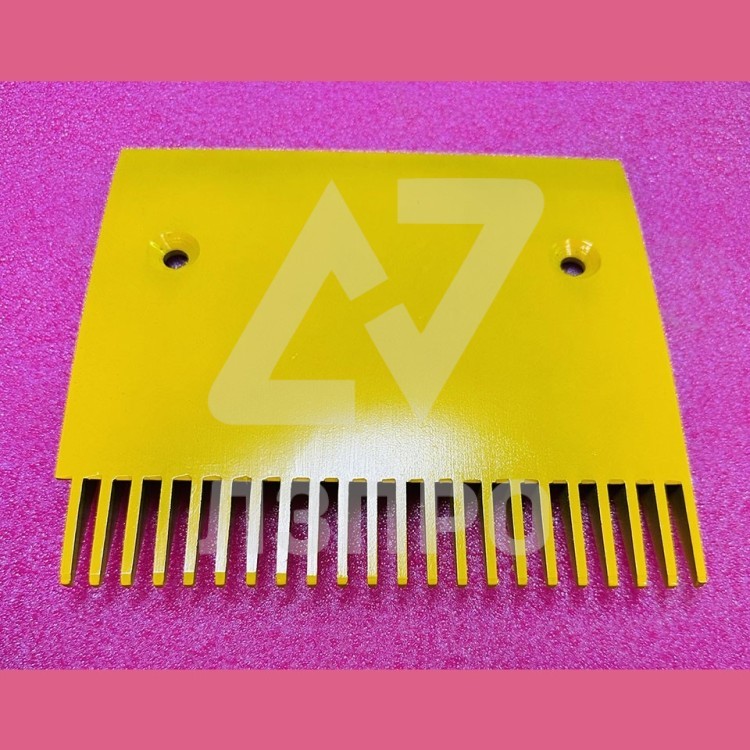 Гребенка центральная правая желтая 22 зуба траволатора 9500 199,4х181,36 Schindler
