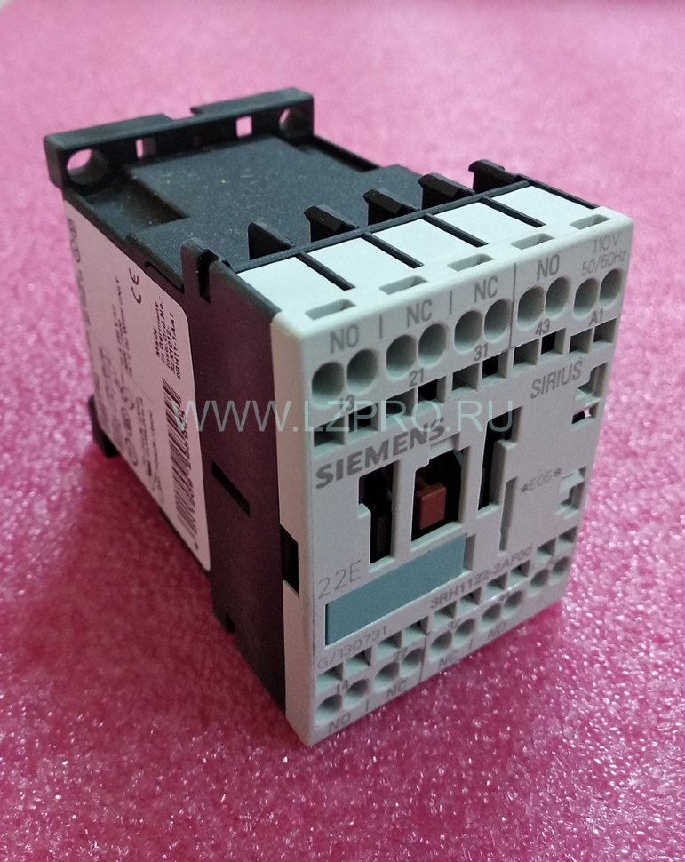 Вспомогательный контактор 110V 2NO+2NC 3RH1122-2AF00 (аналог 3RH2122-2AF00) Siemens фото 1 — Интернет-магазин Лифтового оборудования