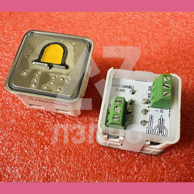 Кнопочный модуль КОЛОКОЛЬЧИК (A4N11286$11) BBP-S303-VMPLS-BEL-2NC ЩЛЗ
