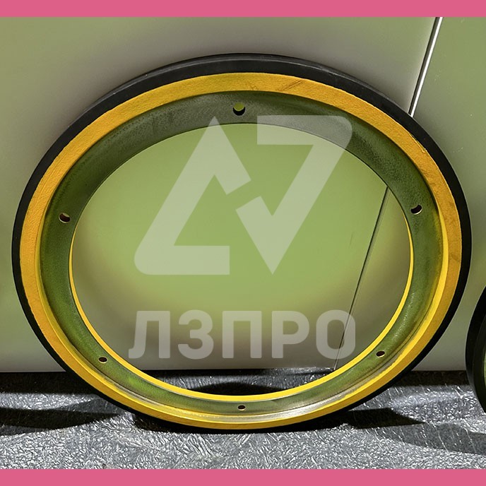Приводное колесо поручня эскалатора XO-508 D=587мм d11 без резьбы HA290X8  XBA290DY6 Otis