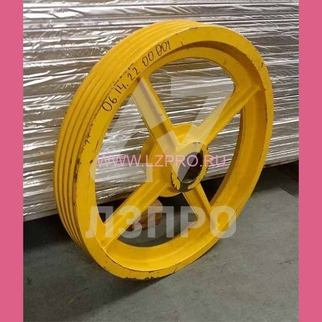 Канатоведущий шкив 650х4х12мм 0614.22.00.001 (КМЗ, MONTANARI)